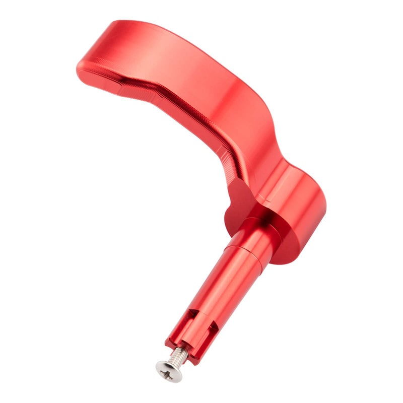 Wsays XJMOTO Thumb Throttle Control Lever Red Aluminum Billet Compatible with Polaris Sportsman 450 550 570 850 1000 2009-2024 - Image 4